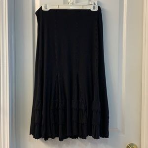 Anne Taylor Loft Skirt Black Large
